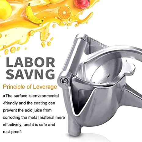 Fruit juicer, juicer, Aluminium Manual Juicer Alloy Fruit Hand Squeezer Heavy Duty Lemon Orange Juicer Manual Fruit Juicer,Fruit Juicer for All Fruits \'Fruit juicer,juicer