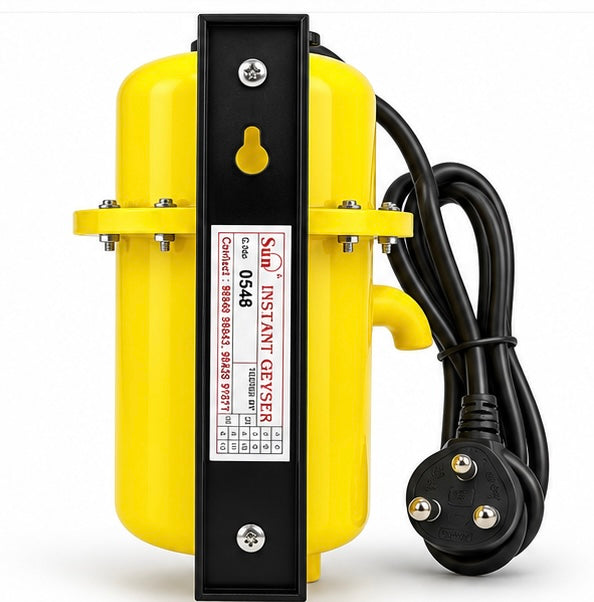 SUN INSTANT WATER HEATER - NON TRIPPER -YELLOW (ORIGINAL)