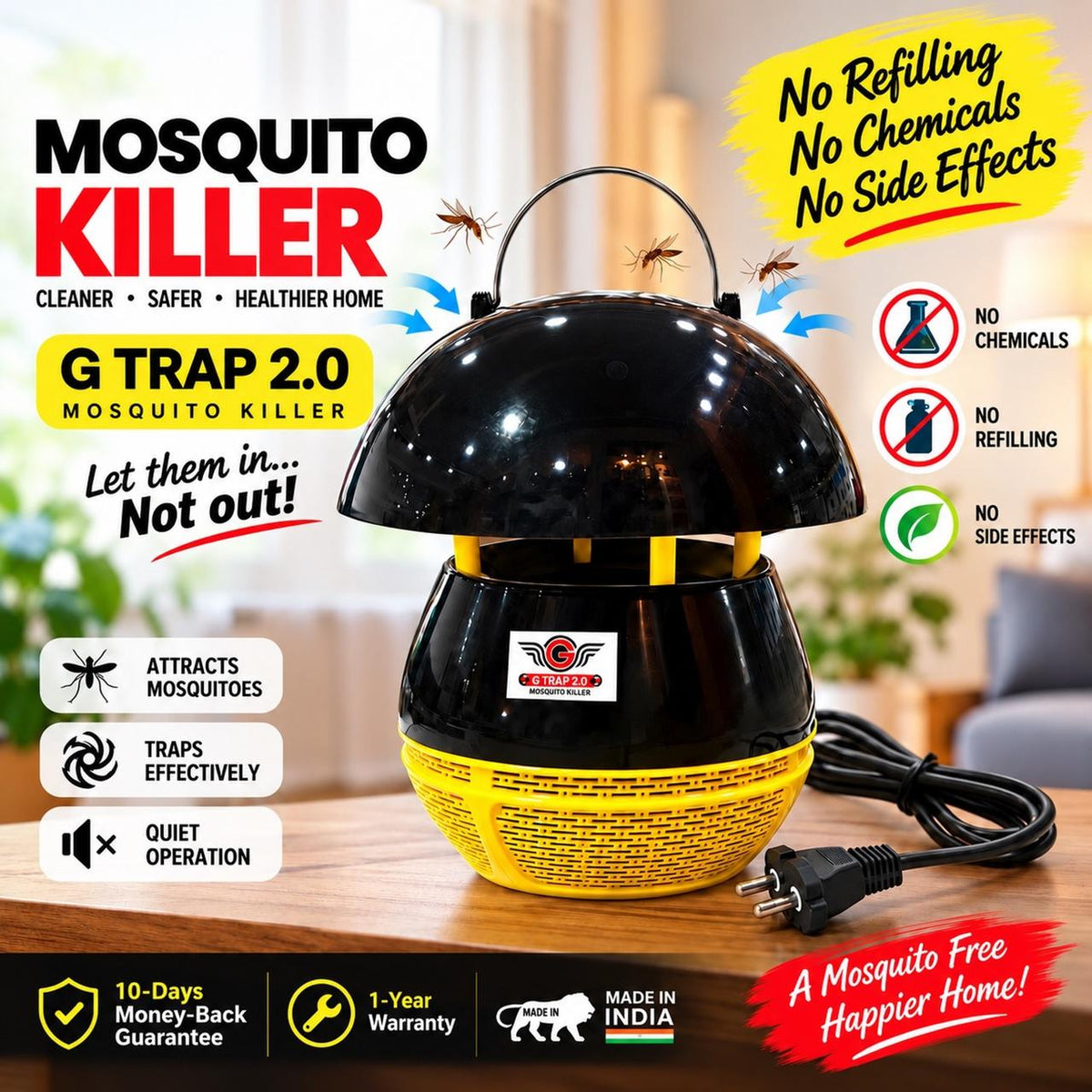 MOSQUITO KILLER -BLACK