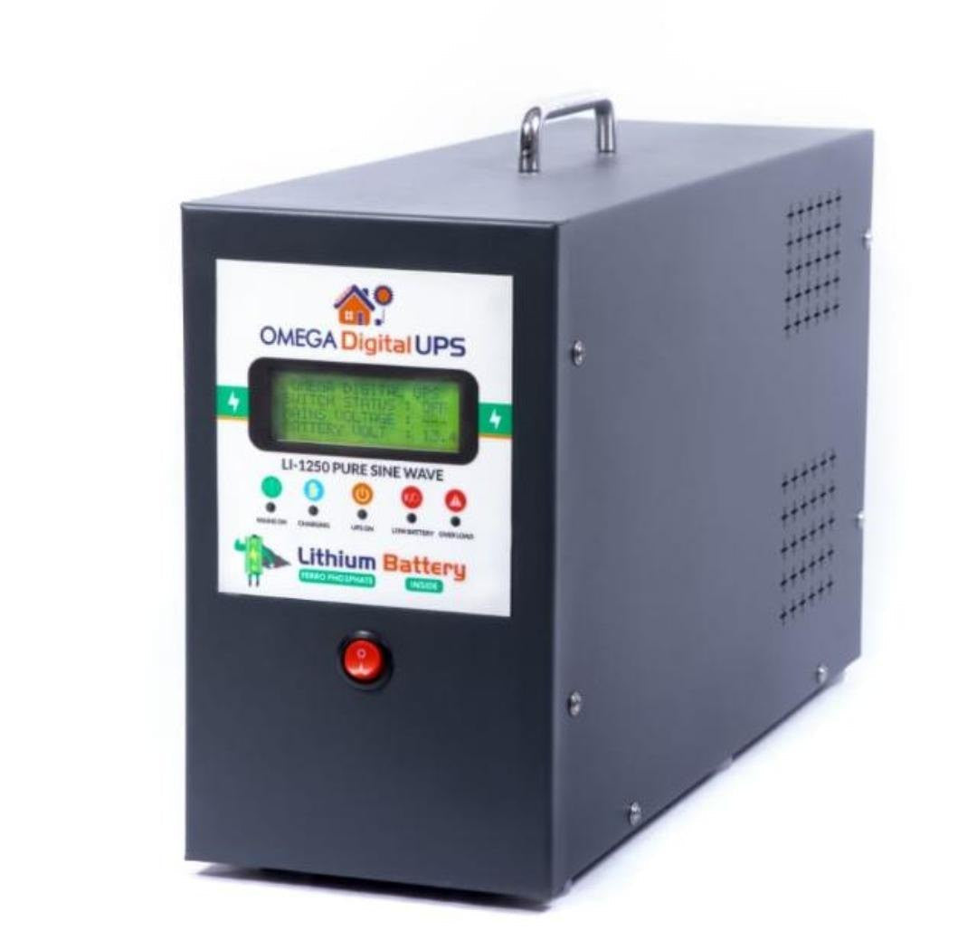 HOME UPS - INBUILT LITHIUM FERRO PHOSPHATE BATTERY-1600VA MODEL