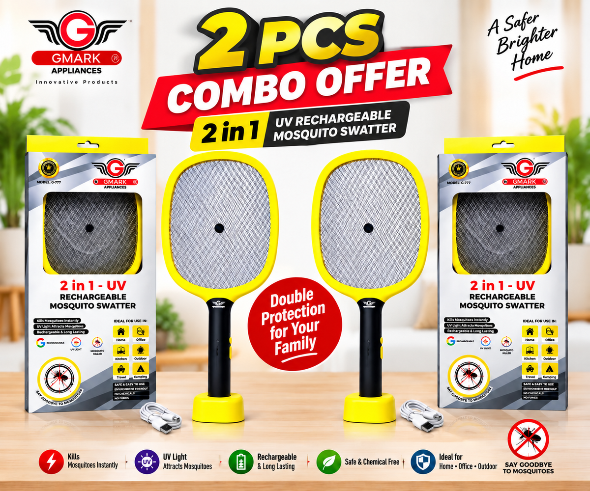 2 IN 1 MOSQUITO BAT (2 PCS COMBO OFFER)
