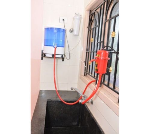 SUN INSTANT WATER HEATER (WITH TRIPPER) - BROWN