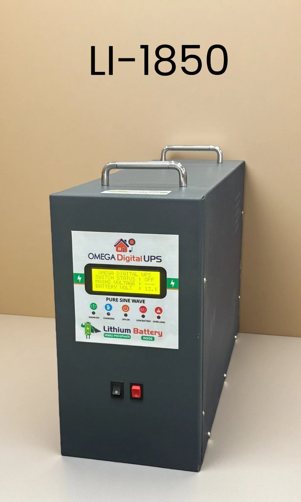 HOME UPS - INBUILT LITHIUM FERRO PHOSPHATE BATTERY-1850VA MODEL (Copy)
