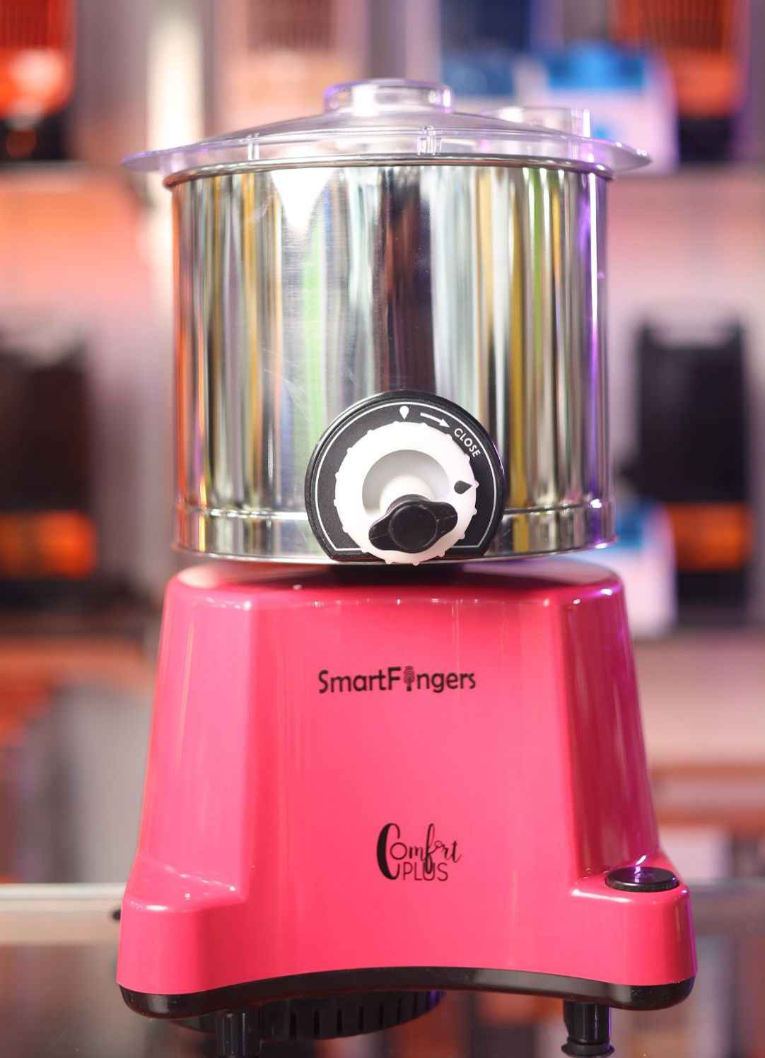 2 Liter-PINK/SmartFingers Comfort Plus Table Top Magic Wet Grinder 230V 50hz- (WITHOUT ATTACHMENT)