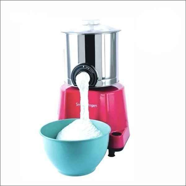 2 Liter-PINK/SmartFingers Comfort Plus Table Top Magic Wet Grinder 230V 50hz- (WITHOUT ATTACHMENT)