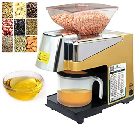 SEEDS2Oil S2O-2B Comfort Oil Extractor Machine For Home (Gold, Silver, 450 Watts)