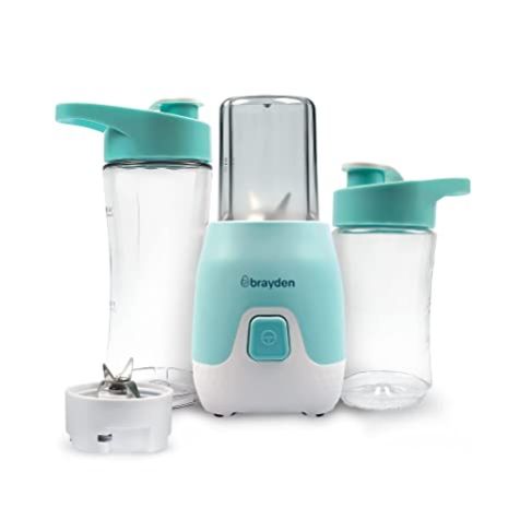 Brayden Fito Zapp 3.0 300W Electric Sports Blender Mixer Grinder | Baby Food, Smoothie, Milk Shake, Protien Shake, Vegetables & Fresh Juicer| Masala & Coffee Grinder with Child Lock Safety | 400 ml &