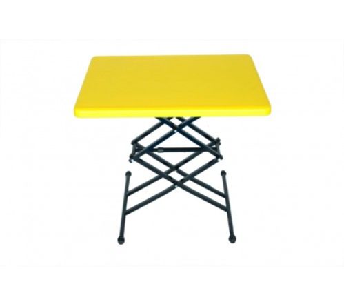 TABLE MATE - HEAVY WEIGHT MULTIPURPOSE TABLE FOR STUDY, OFFICE WORK, HOME USE - YELLOW