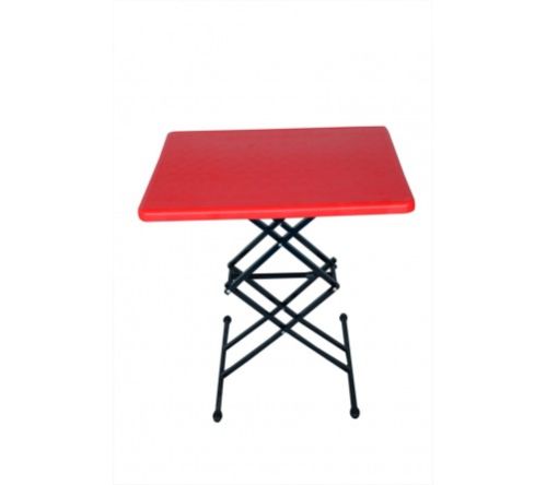 TABLE MATE - HEAVY WEIGHT MULTIPURPOSE TABLE FOR STUDY, OFFICE WORK, HOME USE- RED